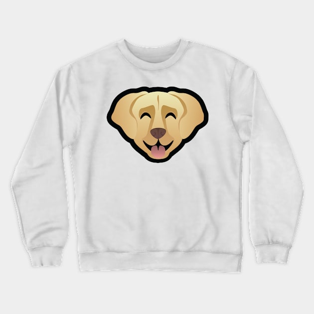 Golden Lab Crewneck Sweatshirt by AliceQuinn